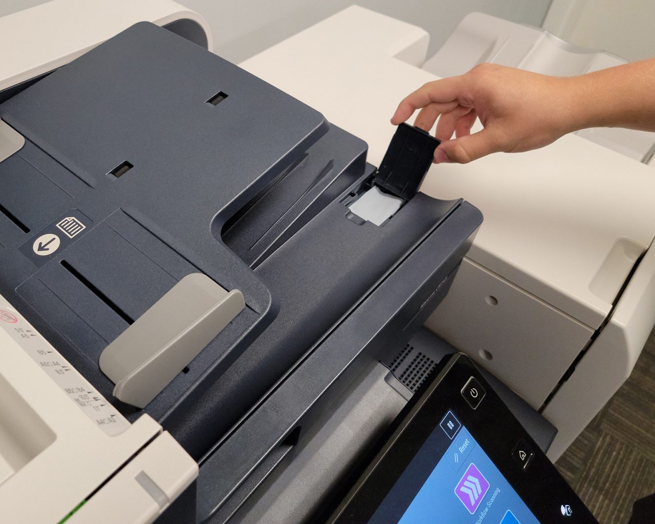 How to remove Black Lines across Copies and Scans on a Xerox printer